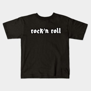 simple rock logo Kids T-Shirt